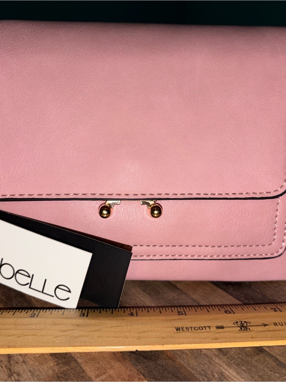Isabelle Pink Crossbody/Wristlet/Clutch with Detachable Straps. NWT!